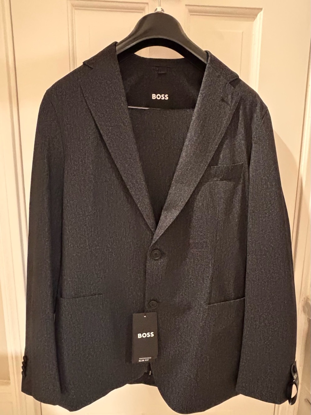 NWT Hugo Boss Slim Fit Performance Stretch Suit 38R